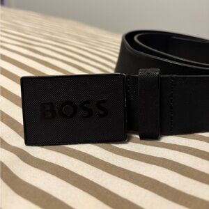 Boss Black Belt - Logo Plaque Buckle